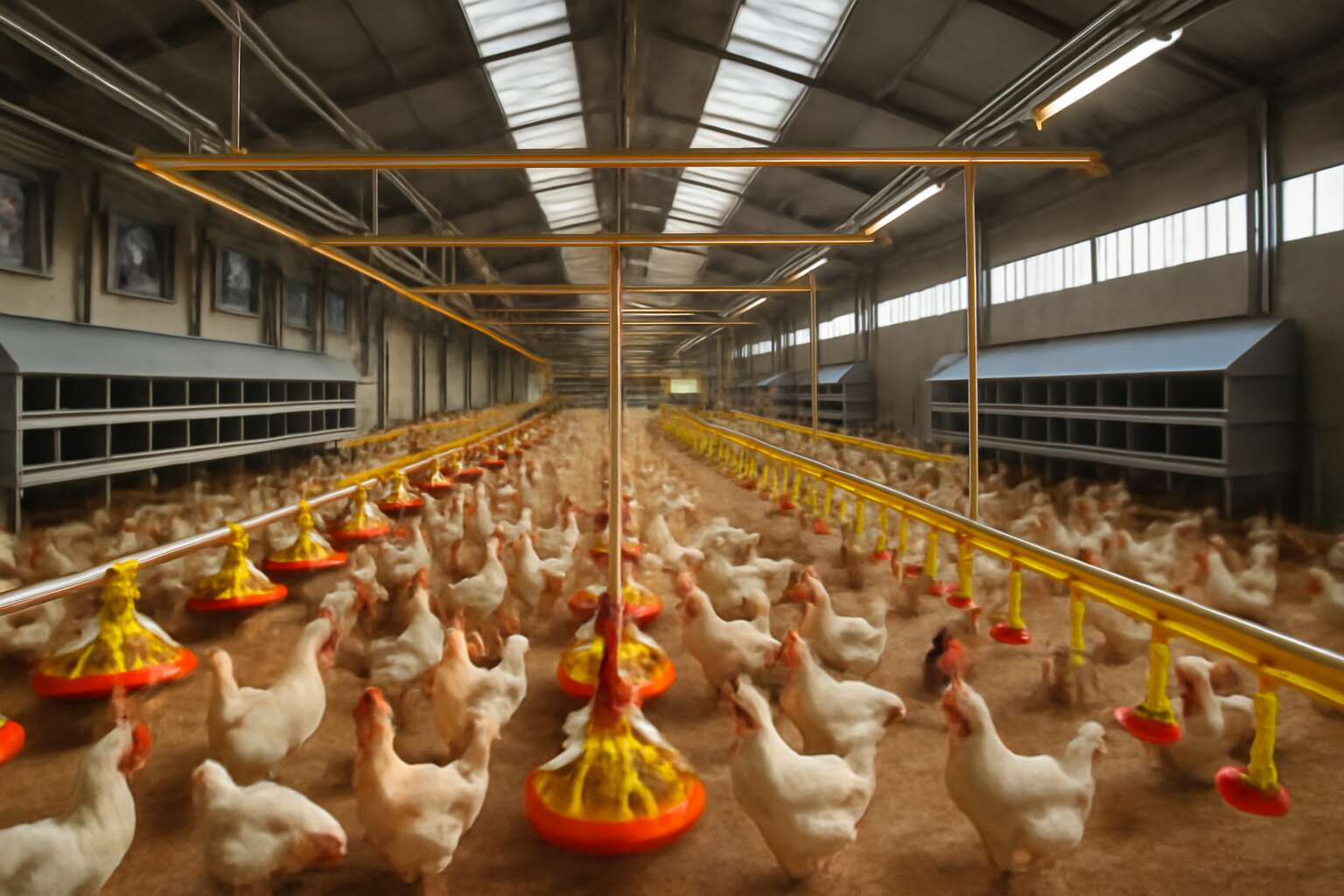 poultry farm 3d model