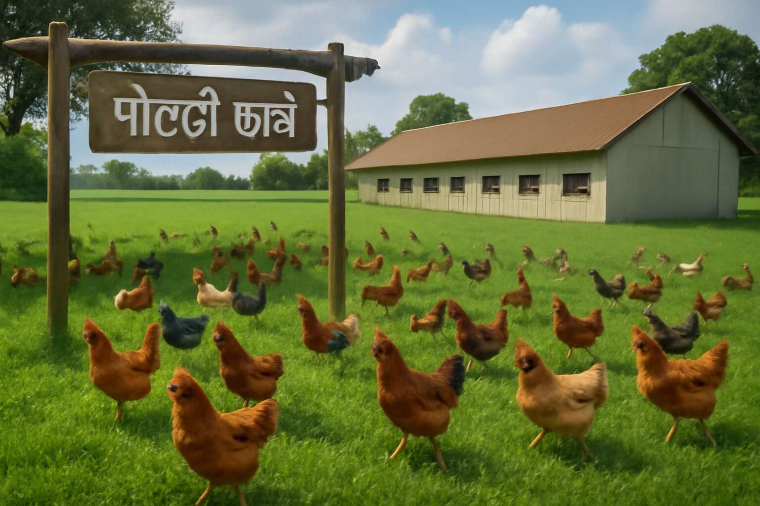 poultry farm names in hindi