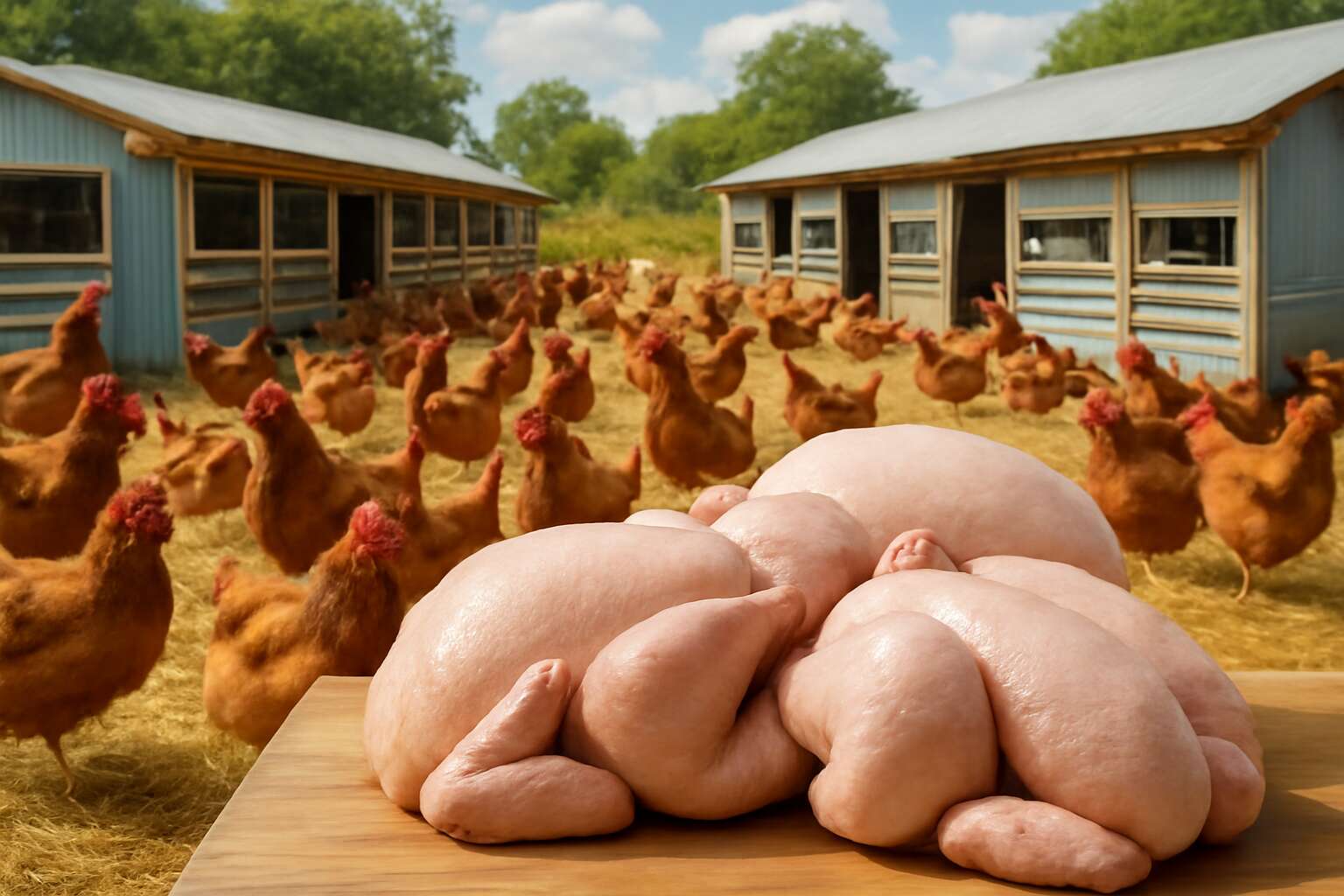 poultry farm 1kg price
