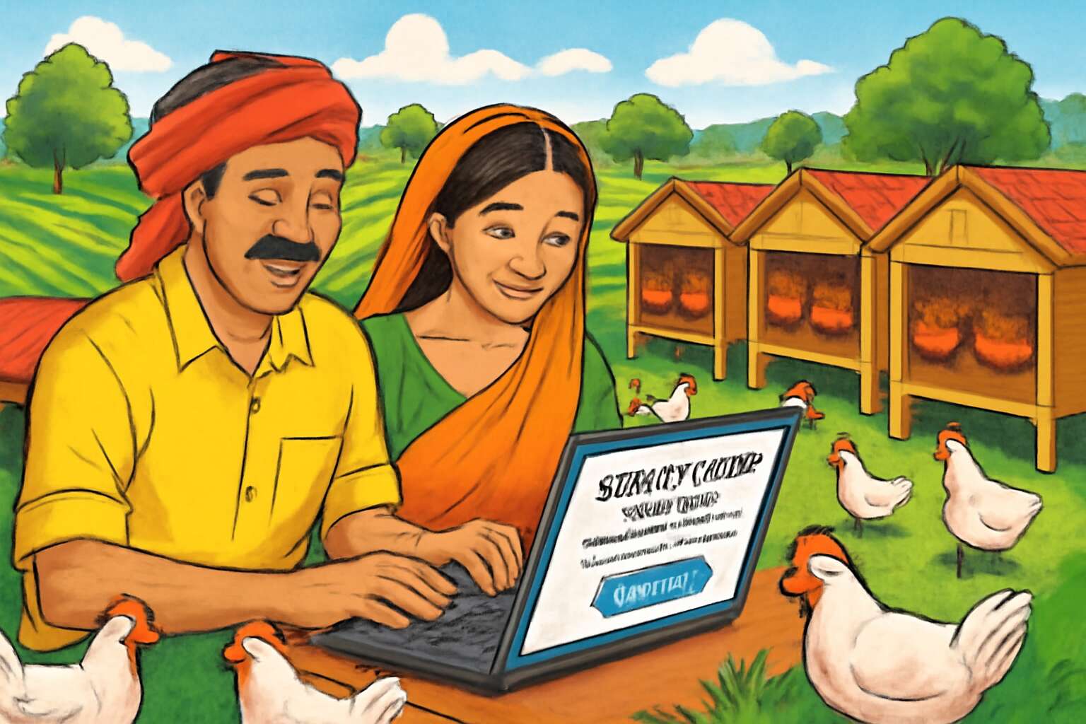poultry farm yojana online registration