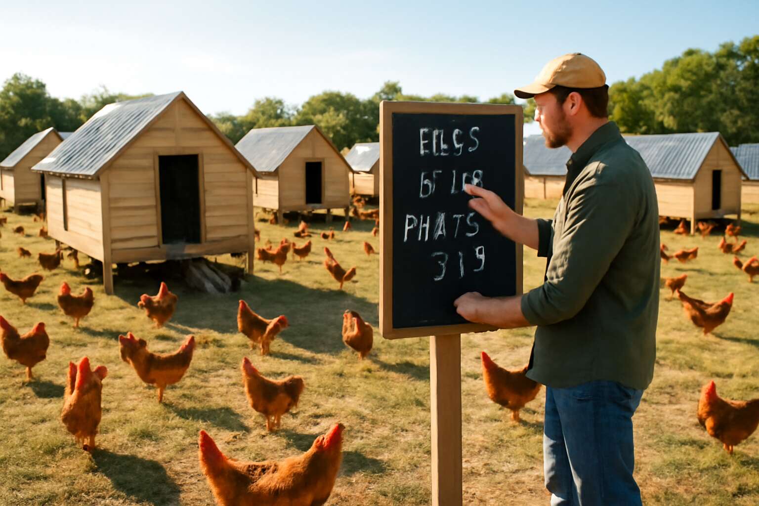 chicken farm rate