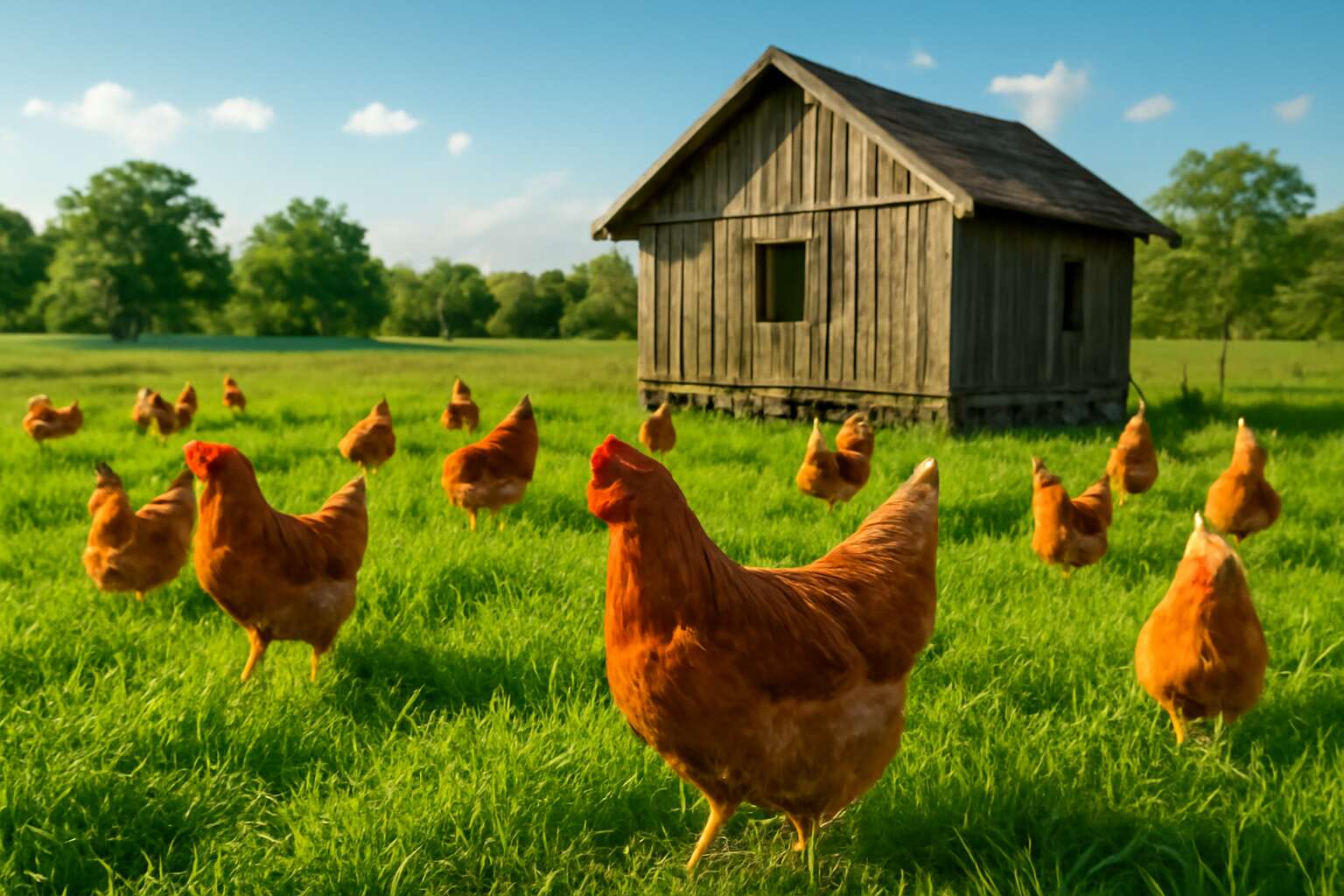 free range chicken farm