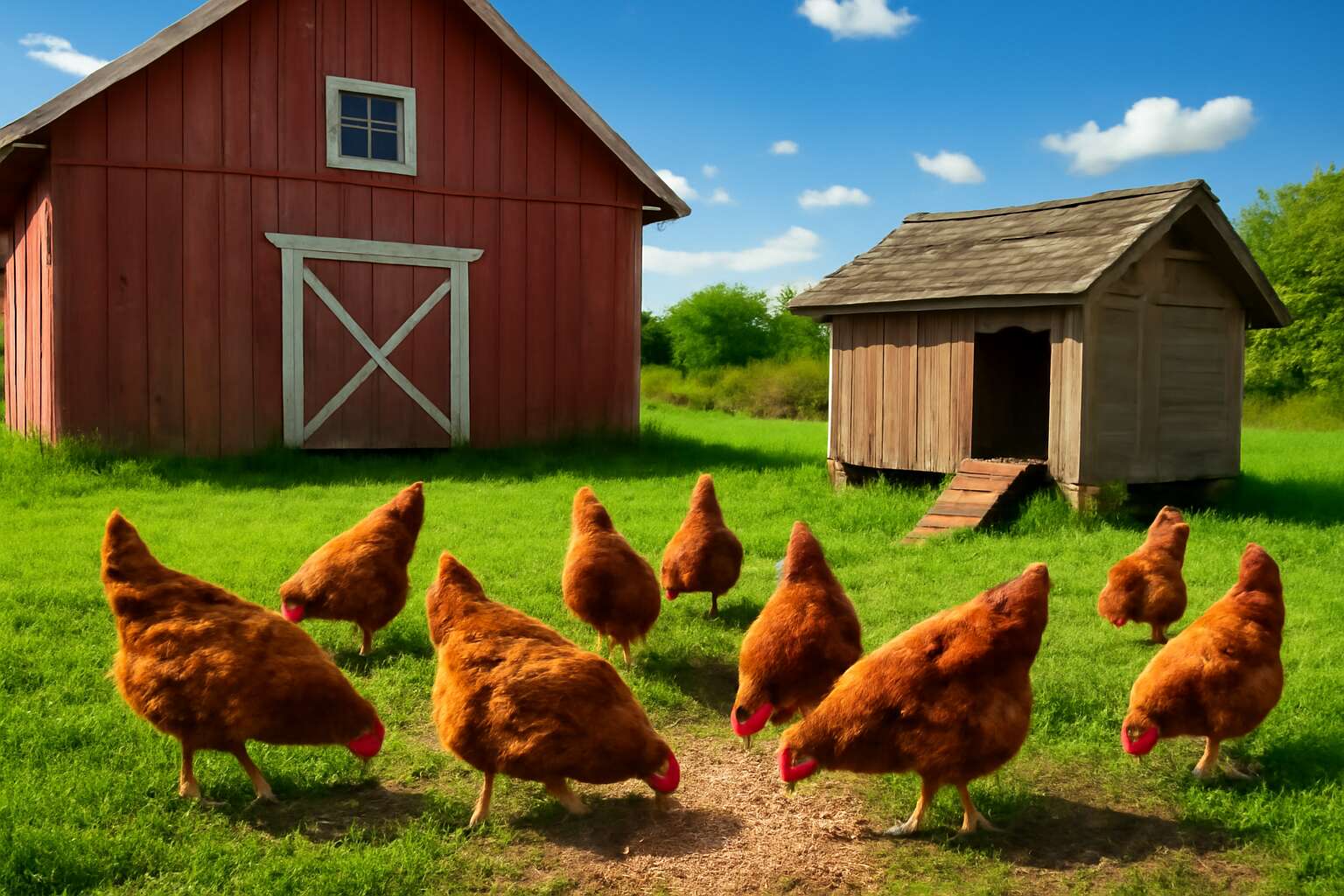 chicken farm animal